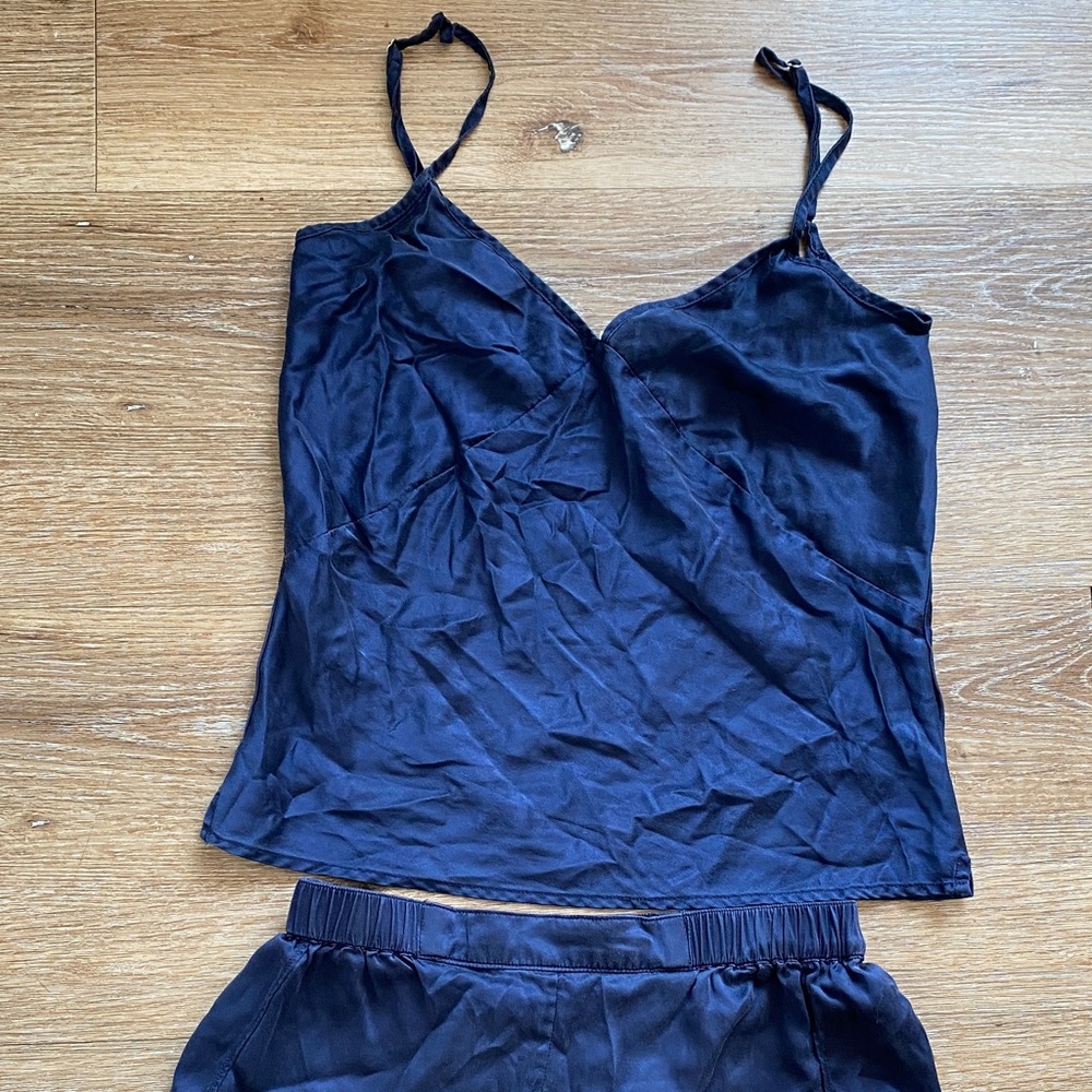 Petite Plume silk pajamas set
